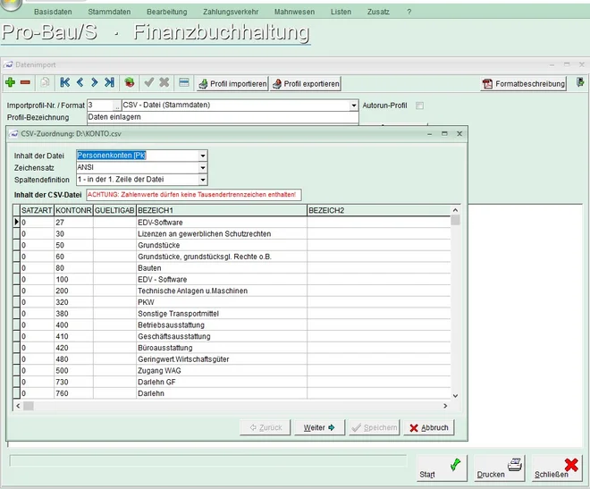  Effizient und sicher, Pro-Bau/S®, Finanzbuchhaltung, Software, Bausoftware